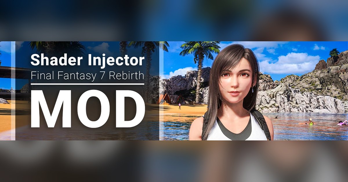 Better lighting in FF7 Rebirth: the Shader Injector mod, before and after